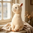 thumbnail image 1 of Stuffed Animal Cute Alpaca Plush Toy, 12 Inch Super Cute Camel Stuffed Animal Gift for Girls Boys (1PC, White), 1 of 7