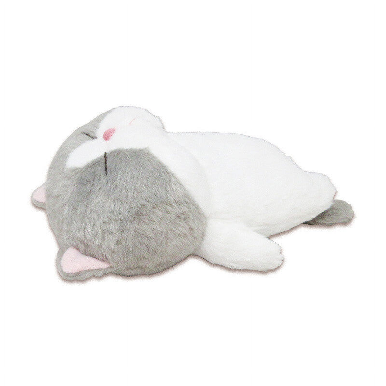 Stuffed Animal Cute Grey and White Cat Plush