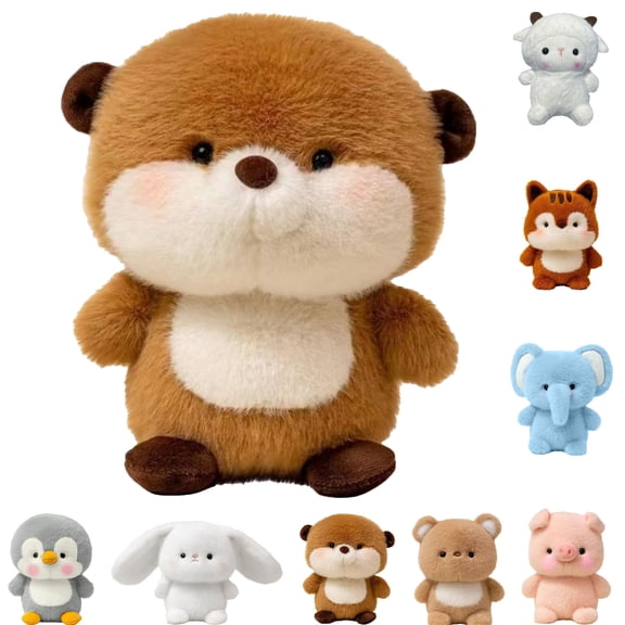 Stuffed Animal Cute Plushies Soft Small Plush Toy for Car Dashboard Office Desk Home Decor Adorable Monkey Design Premium Fluffy Fabric Ideal for Kids Teens and Adults,C