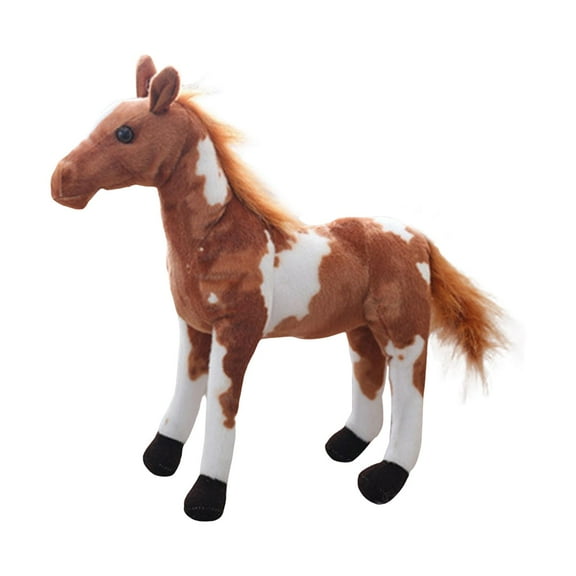 Stuffed Animal Dolls Simulation horse toys Classic for Birthday Gift Children Style C