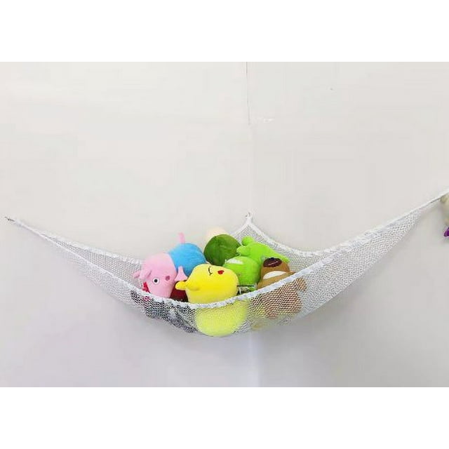 Stuffed Animal Hammock Toy Hammock Corner Hanging Net Storage Organizer