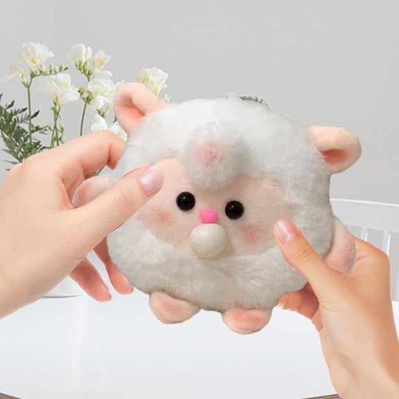 Stuffed Animal Making Ornaments Home Decor Handcraft Handmade Soft Plush Doll Making s Sheep Toys for Birthday Party Favors Christmas