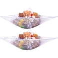 thumbnail image 1 of GoXteam Stuffed Animal Net Hammock Corner Large Toy Storage Organizer Holder Plushies Stuffy Storage Hammock for Kids Baby Nursery Bedroom Playroom Home Wall Room Decor (2 pcak), 1 of 7