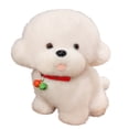 thumbnail image 1 of Stuffed Animal Plush Puppy Companion Adorable Cuddly Soft Dog Emotional Support Doll Machine Washable Home Decor Comfort Toy 9.45x5.91x3.94in(White), 1 of 6