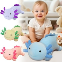 Stuffed Animal Plush Toy,Cute Soft Salamander Plush Pillow,Kawaii Plushies Doll Toy for Kids Adult(Blue)