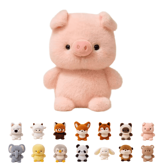 Stuffed Animal Plush Toys 5.9in – Mini Stuffed Animals Small Bedtime Stuffed Animal with Floppy Ears & Fluffy Tail, Cute Plushies Girl Toddler Toys, Toy Gifts for Birthday Valentine's Day N