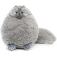 thumbnail image 1 of Stuffed Animal Plushie Cat Stuffed Animal,Cute Soft Plush Cat Animals,Gray Stuffed Cat, Birthday for Kids,Boys,Girls,Fat Cat Stuffed Toy, 1 of 12