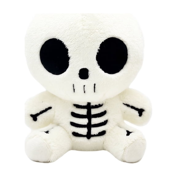 Stuffed Animal Soft Skeleton Plush Halloween Themed 1 Pack for Home Party Decoration and All Ages Play Gift
