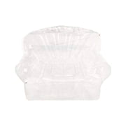 Stuffed Animal Storage Bag, PVC Toy Storage Organizer with Zipper, Waterproof Transparent Stuffed Animal Storage for Kids Room Organization, Bean Bag Chair for Kids