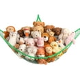 thumbnail image 1 of Stuffed Animal Storage Hammock Net Corner - Large Toy Hammock Net for Stuffed Animals Room Decor - Cute Stuff Animal Organizer Holder for Plush Plushie - Kids Baby Nursery Wall Bedroom Home Decor, 1 of 10