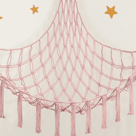 Stuffed Animal Storage Hammock or Net Corner - Large Toy Hammock Net for Stuffed Animals Room Decor - Cute Stuff Animal Organizer Plush Holder - Kids Baby Nursery Essentials Wall Bedroom Home Decor