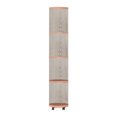 thumbnail image 1 of Stuffed Animal Storage Organizer Transparent Toy Tube Vertical Rotation Tower With Wheels for Bedroom Home Textile Storage, 1 of 4