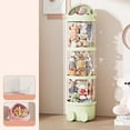 thumbnail image 1 of Stuffed Animal Storage Organizer, Vertical Toy Storage Tube with Transparent Design and Built-In Light, Easy Assembly for Kids Plush Toys Organization, 1 of 7
