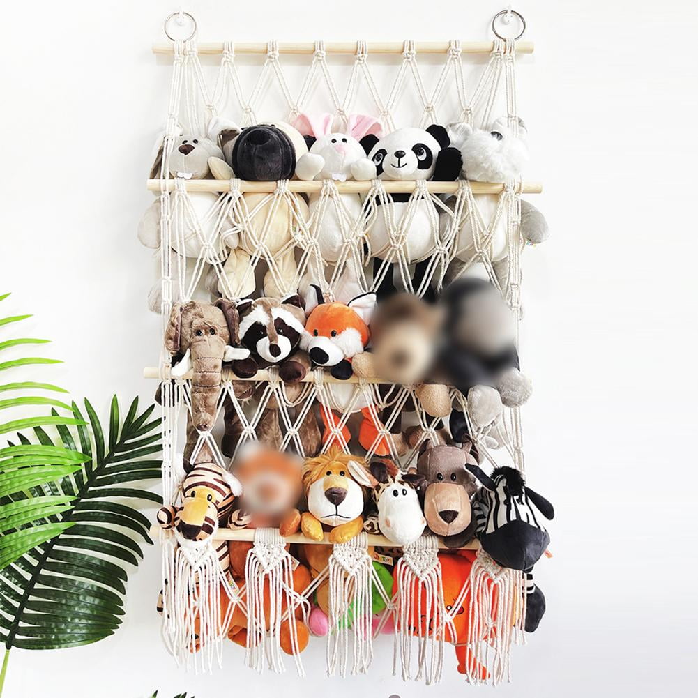 Toy Storage Ideas Soft Toy Hammock Ikea Macrame Soft Toy Storage