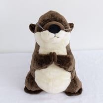 Stuffed Animals Clearance! Kabnic The Petting Zoo River Stuffed Standing, Gifts for Kids, Onez Zoo Animals, River Plush Toy 7 Inches
