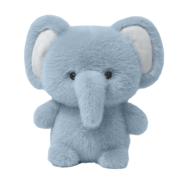 Stuffed Animals, Cute Soft Fluffy Elephant Plushie Toys, Lifelike Cute Soft Fluffy Plush Soft Plushie Toys Cartoon Animal Doll for Home Sofa Decor, Bedroom Accents & Great Gift for Everyone