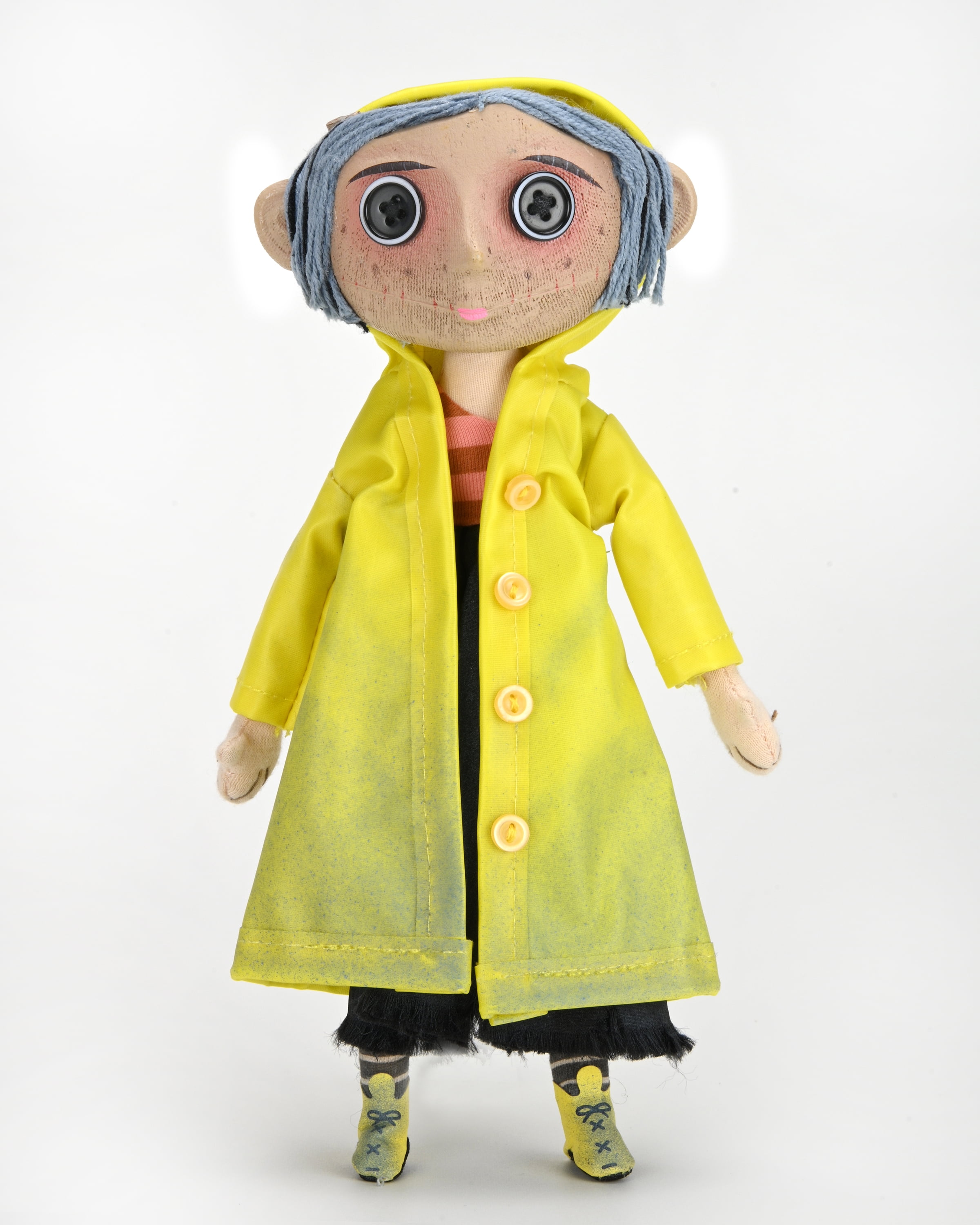 NECA Coraline: Coraline Posable 10-Inch Yarn Hair, Button Eyes