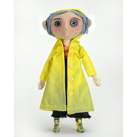 NECA Coraline: Coraline Posable 10-Inch Yarn Hair, Button Eyes