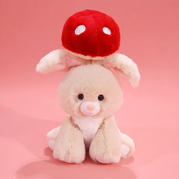 Stuffed Animals & Plush Toys, Cute Bear with Frog Topper Design, Soft Cuddly Toy for Kids, Home Decor, Birthday Gift, Stress Relief Companion