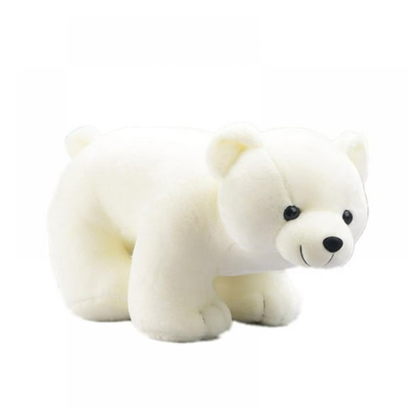 Stuffed Animals Polar Bear Plush Toys White 11.8 Inch for Baby Boy Girls Gift A Good Sleep Comfortable Bedroom Supply