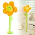thumbnail image 1 of Stuffed Artifical Flower,Plush Sunflower Bouquet with Bendable Stems, Plush Flower Bouquet, Stuffed Flower Home Decoration for Wedding Party Birthday Orange, 1 of 9