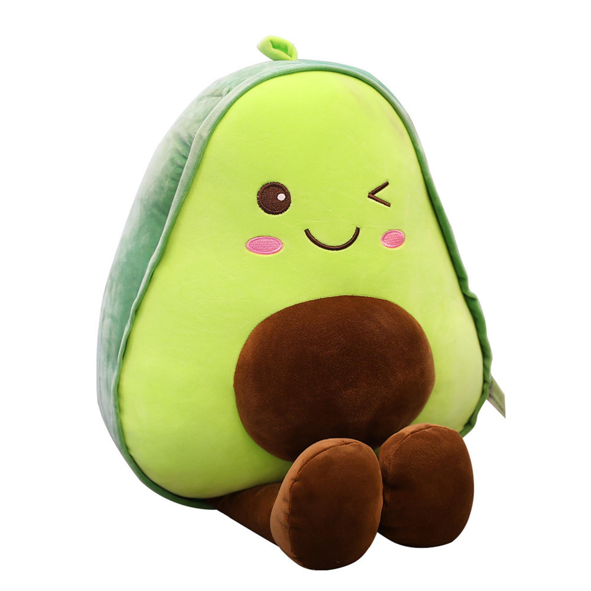 Stuffed Avocado Fruit Soft Plush Toy Hugging Pillow Gifts for Kids Kawaii Food Shaped Baby Stuff Cuddle Toy for Christmas Walmart