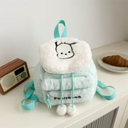 Stuffed Backpack Cute Cartoon Kuromi Melody Stuffed Backpack Handbag High-capacity