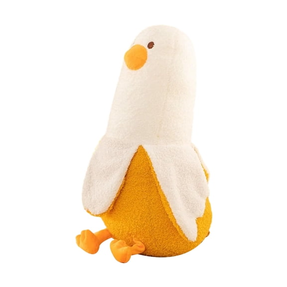 Stuffed Banana Toy Cartoon Banana Figure Soft Toy Room Emotion Appease for Toddlers Girls Office Ornaments