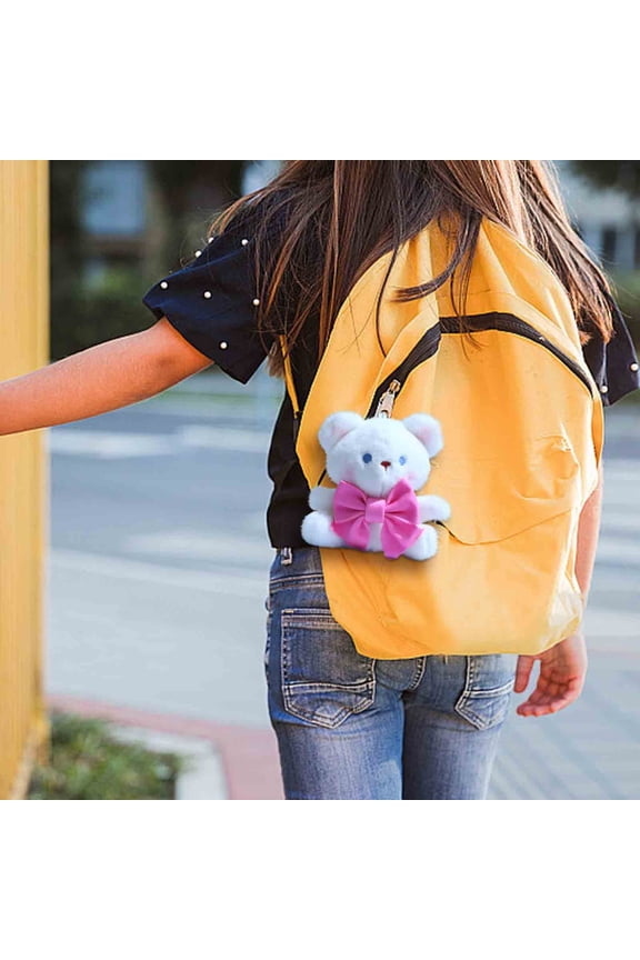 Stuffed Bear Keychain under $5! Yrmaups Plush Bear Keychain, Cute Stuffed Animal Keychain, Teddy Bear Pendant,kidsToy Keychain, Bag Charm, Backpack Accessory, Gift forkids,girls