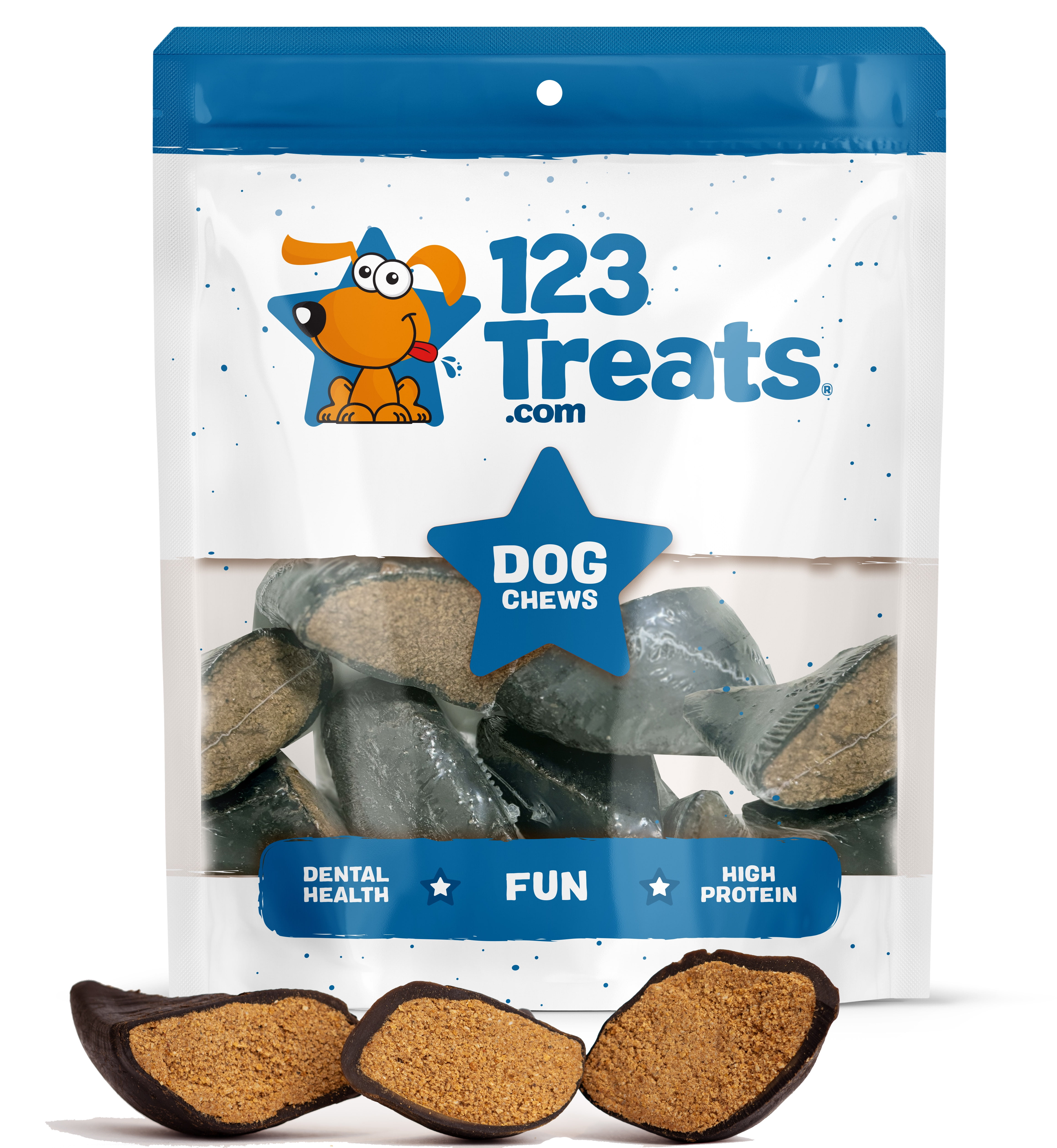Stuffed Beef Hooves for dogs (10 Count)