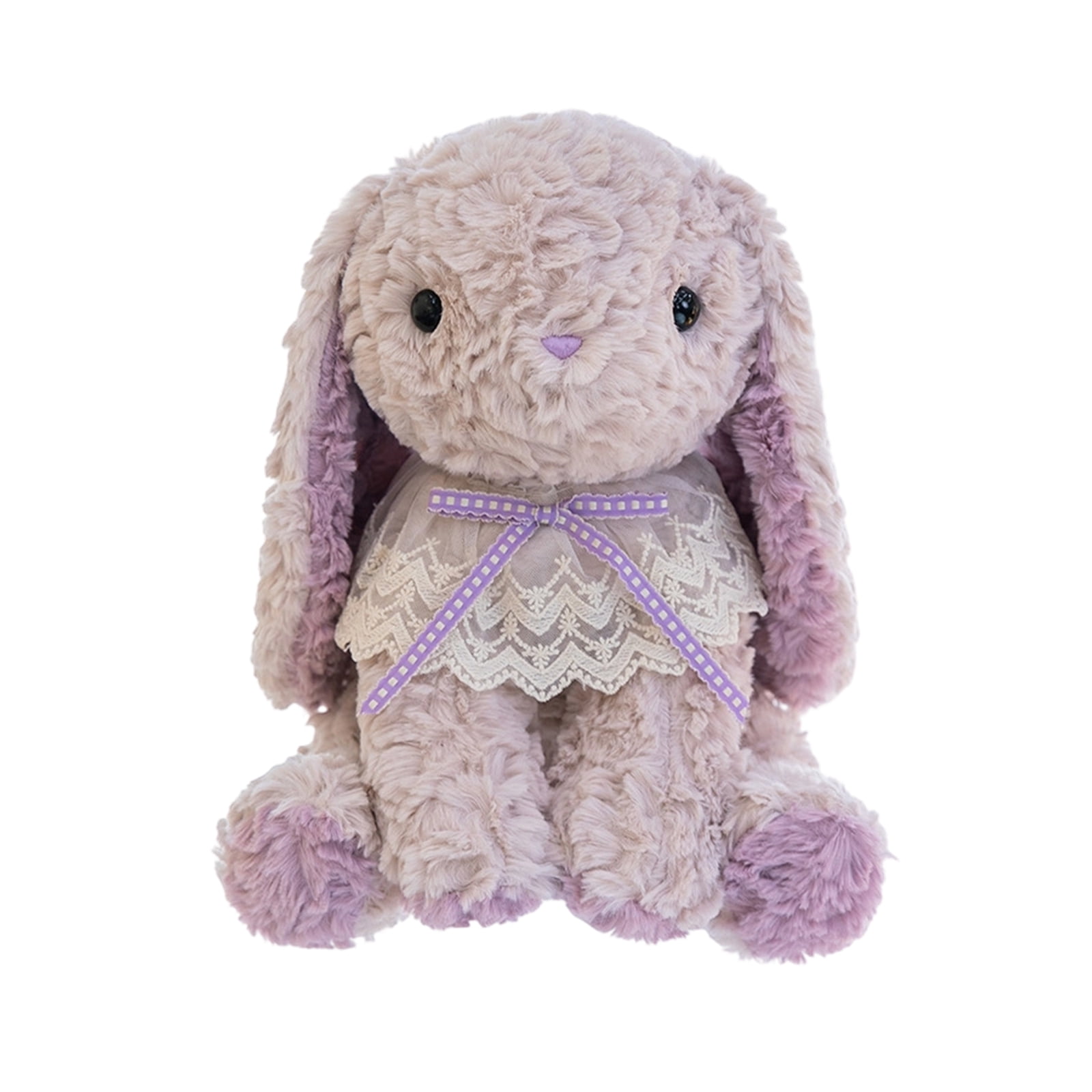 Lop Rabbit All Stuffed Bunny Plush, Cute Lace Dressed Pastel Lop Ear Rabbit Stuffed ...