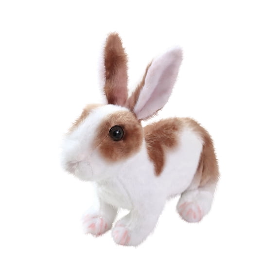 Stuffed Bunny Rabbit, Bunny, 12 In, Small Soft Plush, Real Life Bunny Toys, Bedroom Decor, Valentines Stuffed Animal For, 1 Pc