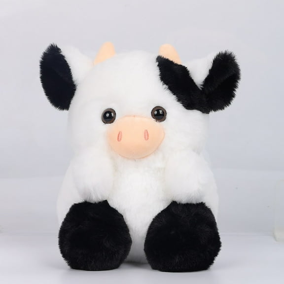 Stuffed Cows Bulk Small Cow Stuffed Animal 7.87'' Cute Soft Plush Cows Toy Cuddly Giraffe Stuffed Animal Party Decorations for Kids Girls Boys