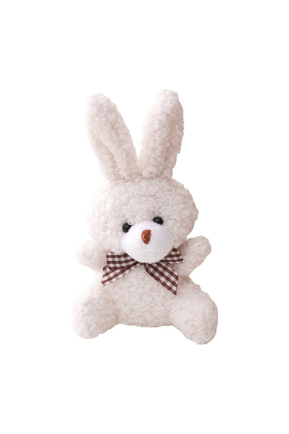 Stuffed Doll Backpack Plush Pendant Keyring Decorations Sitting-Bunny Dolls Handbag Cute Accessories Gift