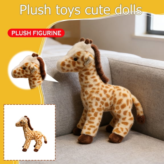 Stuffed Giraffe Plush, Soft Giraffe Stuffed Animal for All Ages Nursery Decor, Safari Decor for Young Bedroom, Ideal Plush Toys for Toddlers