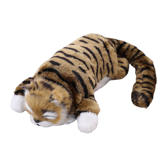 Stuffed Plush Cat with Sound Tumbling Simulation Animal Doll Toy Children Birthday Gift Home Decoration