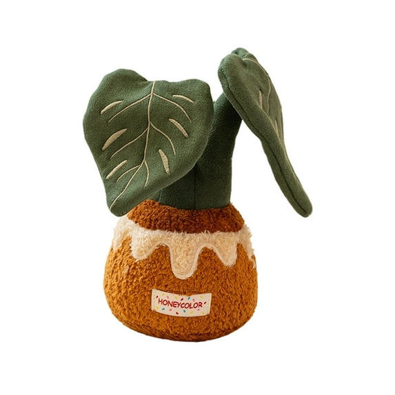 Stuffed Potted Plants Plush Doll, Monstera Plush Toy, Adorable Plants Plush Toy, Stuffed Potted Plants, Ideal for Living Room Decor, Birthday Gifts and Christmas Gifts for Family and Plant Lovers