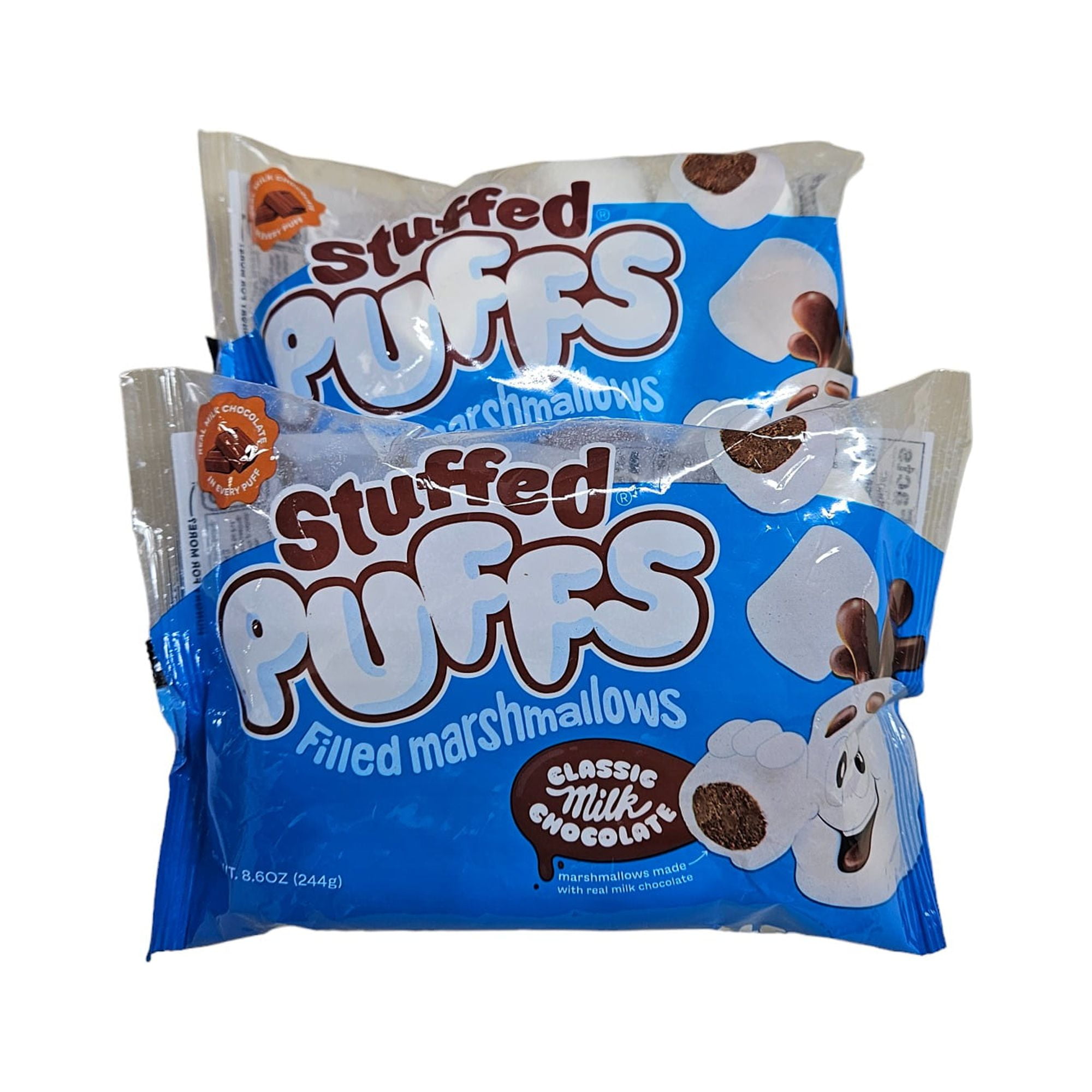 Stuffed Puffs Filled Marshmallows Classic Milk Chocolate (2Pack