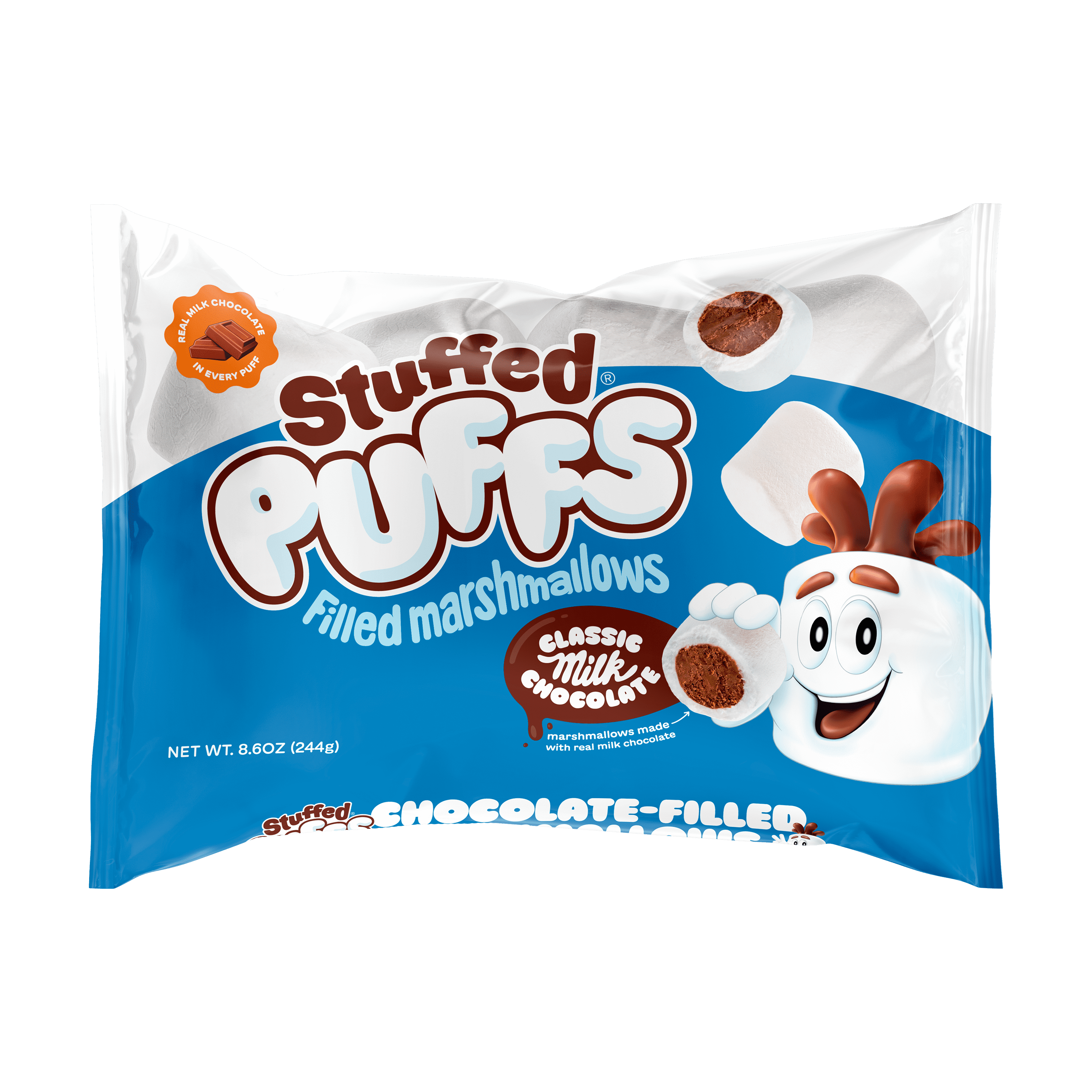Marshmallows filled with chocolate deals