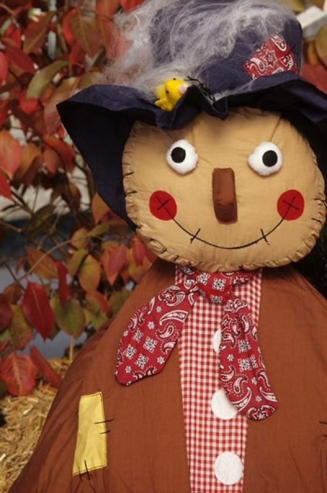 Stuffed Scarecrow on Display at Halloween Washington Canvas Art - John & Lisa Merrill DanitaDelimont (12 x 17)