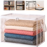 Stuffed Storage Pvc Organizer Bag Doll Storage Container, Large Clear Storage Bags With Zipper, Giant Clear Storage Container