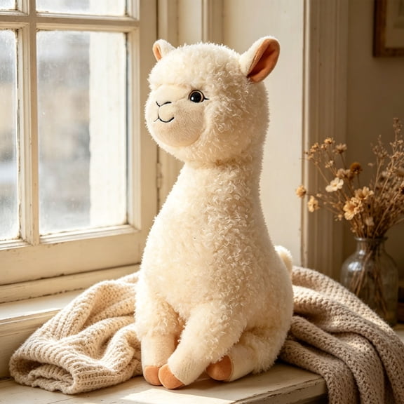Stuffed Toy Soft Plush Cute Llama Doll for Birthday Gift Available in 30 40 50cm Sizes