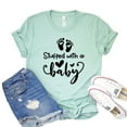 thumbnail image 1 of Stuffed With A Baby T-shirt Preggers Gift Women's Maternity Shirt Pregnant Af Tee Pregnancy Reveal Shirts Expecting Tshirt, 1 of 3