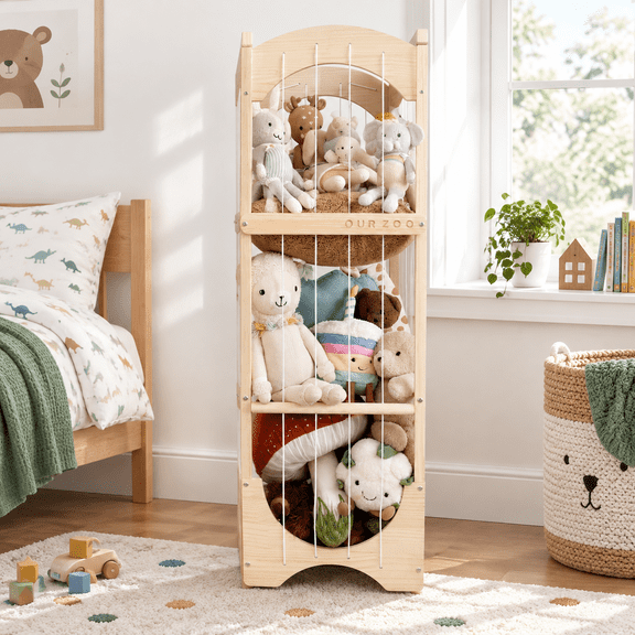 Stuffedl Stor Wooden Organizer For Bedrooms