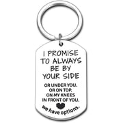 Stuffers for Husband Him Men Thoughtful Anniversary Steel Keychain for Boyfriend Birthday Gift Idea Romantic Gifts for Him Meaningful Gifts for Boyfriend Drive Safe Keychain