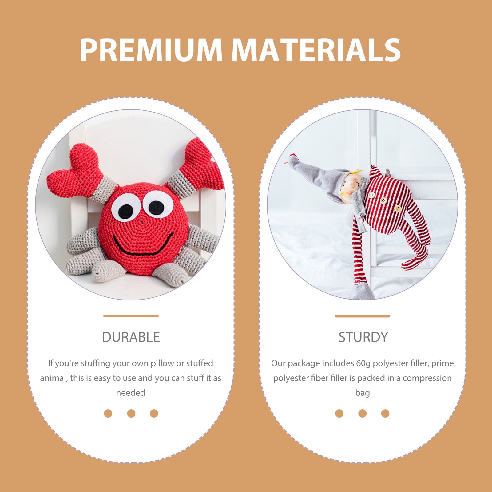 Stuffing Fill Fiber Filling Polyester Cotton Stuffed Pillowfor