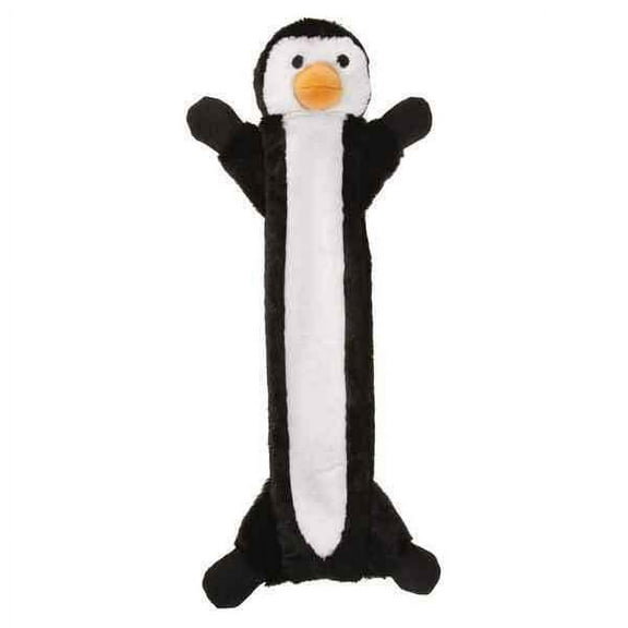 Stuffing Free Festive Unstuffies Christmas Holiday Character Dog Squeak Toys (Penguin)