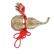 Stuffing Material Date Seal Brass Gourd, Brass Wu Lou, Brass Cucurbit Collection, Brass Cucurbit Ornament, Luck Meaning Pure Brass Cucurbit for Festival Gift Craft Stamp