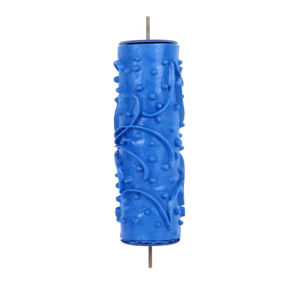 Stuffing Material Paint Roller 5in Rubber Pattern Paint Roller Beautiful Patterns Reusable Decorative Art Texture Roller Wall Patterned Rollers Stencil Blue, Wall Patterned Paint Wall Craft