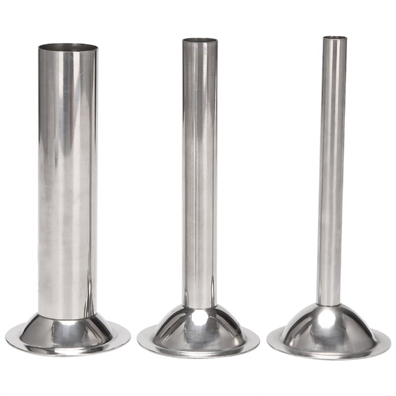 Stuffing Tubes,Stainless Steel Funnels Attachment for Manual Sausage
